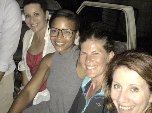 The ride back to the main street 